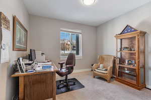 3rd bedroom on main currently used as a home office