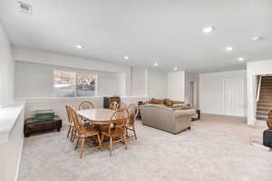 Lower level view, craft room not pictured