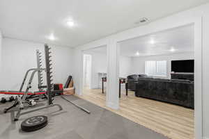 View of workout room