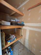 View of storage area