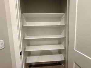 View of closet
