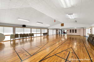 View of basketball court