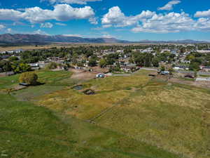 View of rural area with a mountain backdrop