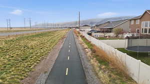 View of asphalt road