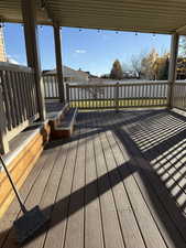 View of deck