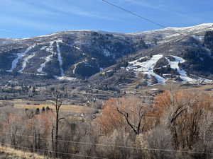 View of mountain background