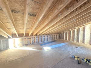 View of attic