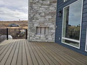 View of deck