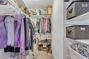 Main bedroom with spacious closet