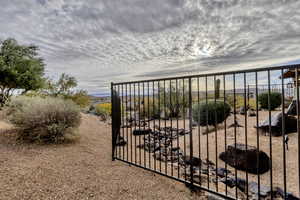 View of gate