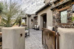 View of patio