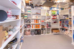 View of storage room