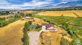 View of rural area with mountains