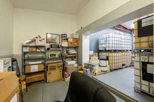 View of storage room