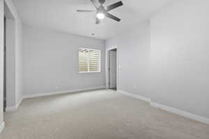 Spare room with light carpet