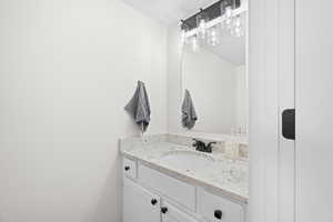 Half/Bath featuring vanity