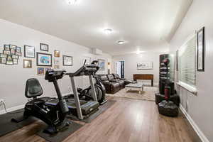 Basement family room