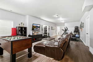 Basement family room