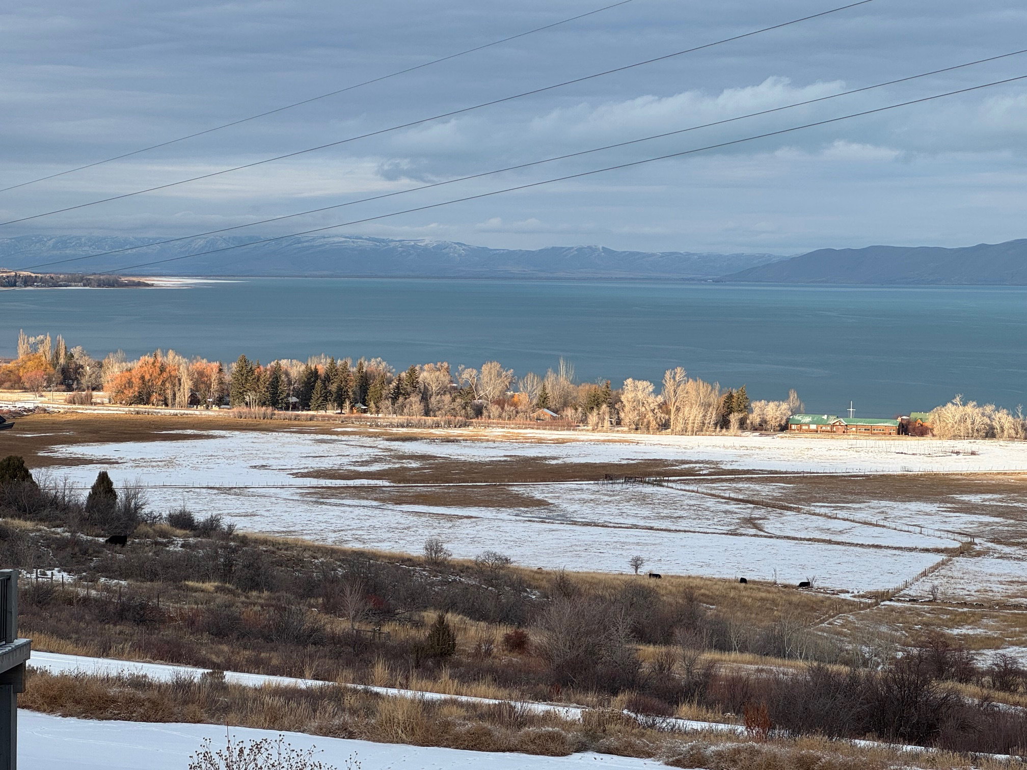 Water view featuring a mountain backdrop