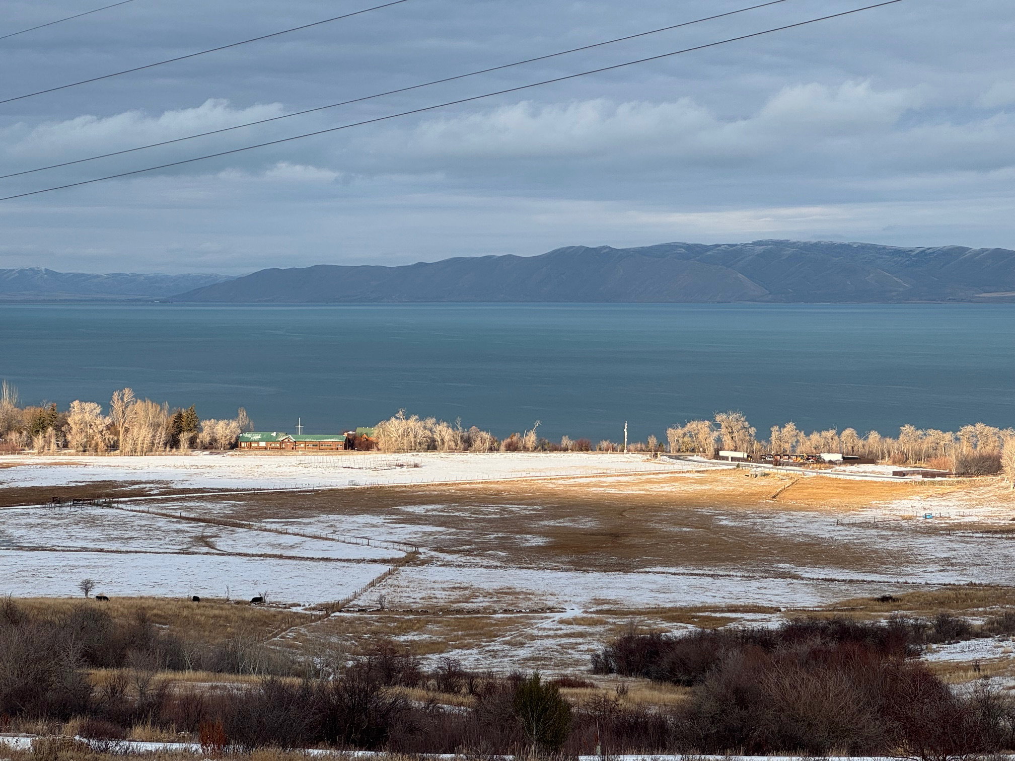 Water view featuring a mountain backdrop