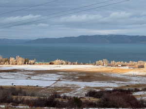 Water view featuring a mountain backdrop