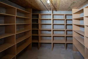 View of storage room