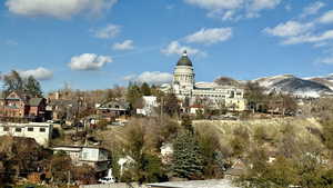 City view with nearby suburban area