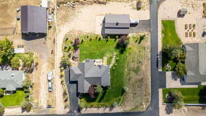Aerial view of property's location