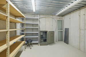 View of storage room