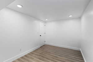 Downstairs flex space for home office, playroom, guests etc.