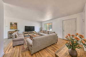 Living room. Virtually staged.