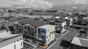 Aerial view of mountains
