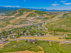 Drone / aerial view of mountains
