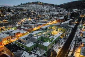 Aerial view of mountains