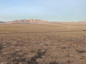 Mountain view with rural landscape