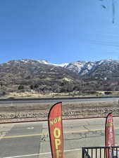 View of mountain background