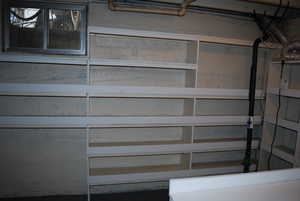 View of unfinished basement