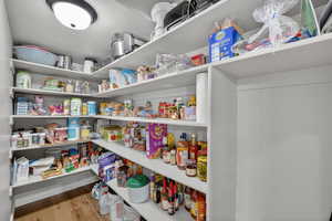Walk-in pantry.