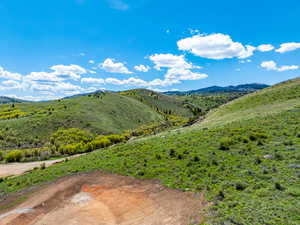 View of mountain background