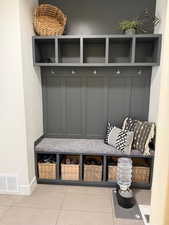 Mudroom with baseboards