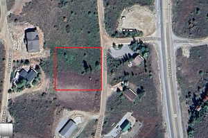 Map / location with property parcel outlined