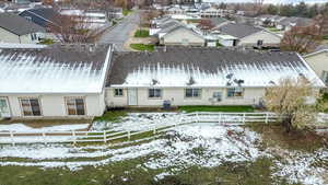 aerial view featuring a residential view