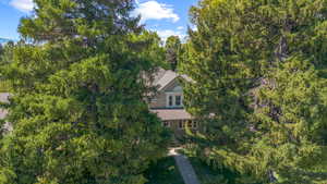 Aerial view of property and surrounding area