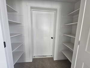 View of storage area