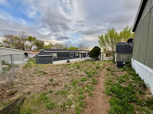 Rear view of property