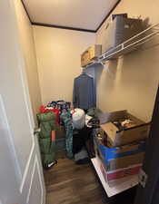 View of storage room