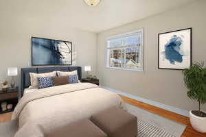 Primary Bedroom - Virtually Staged