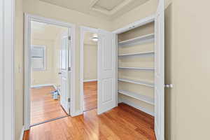 One of Two Linen Closets in Upper Hallway