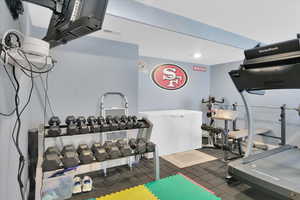 View of workout room