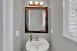 Bathroom with a sink